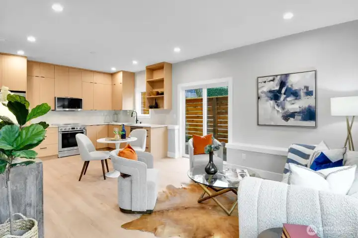 Wonderful open-concept main floor design