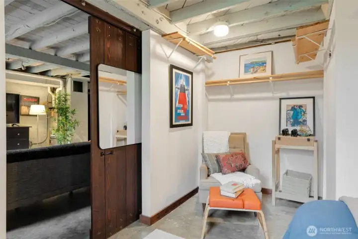 Sweet nook in the lower level bedroom.