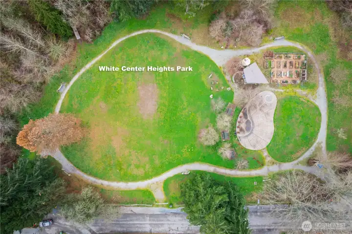 This 5.5 acre park was refurbished and includes a p-patch, pond, walking trails and more.