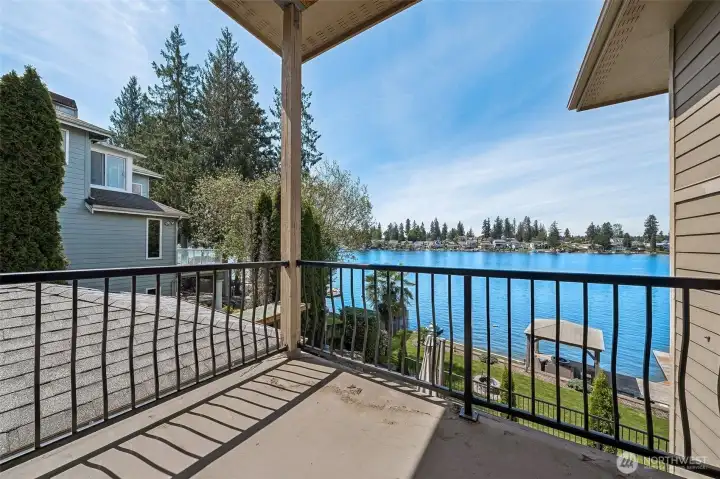 Private balcony just off the primary suite- grab your morning coffee and enjoy the privacy.