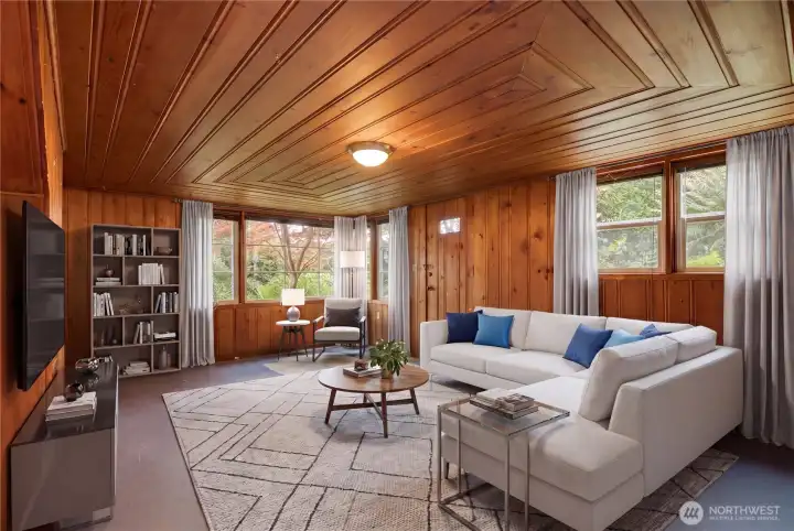 Lower level, bedroom #4 or bonus space, virtually staged Lower level, bedroom #4 or bonus space, virtually staged
