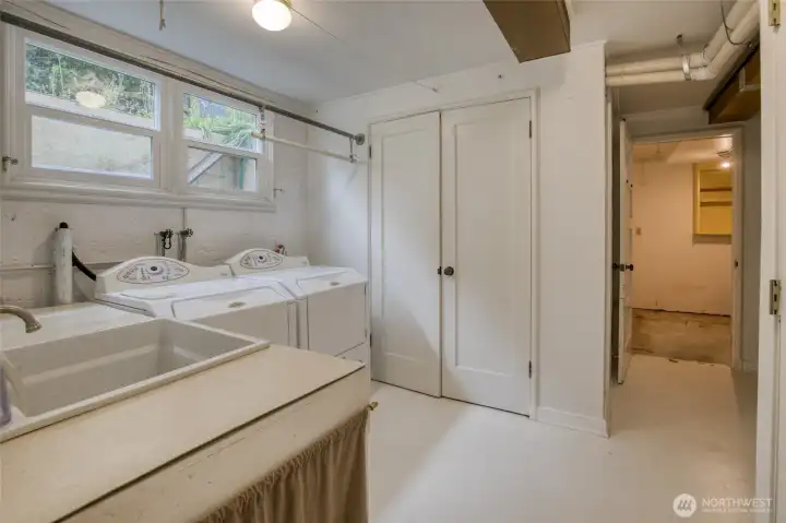 Laundry and storage Laundry and storage