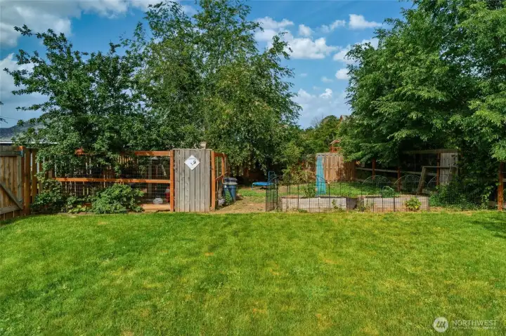 Fenced Garden Area