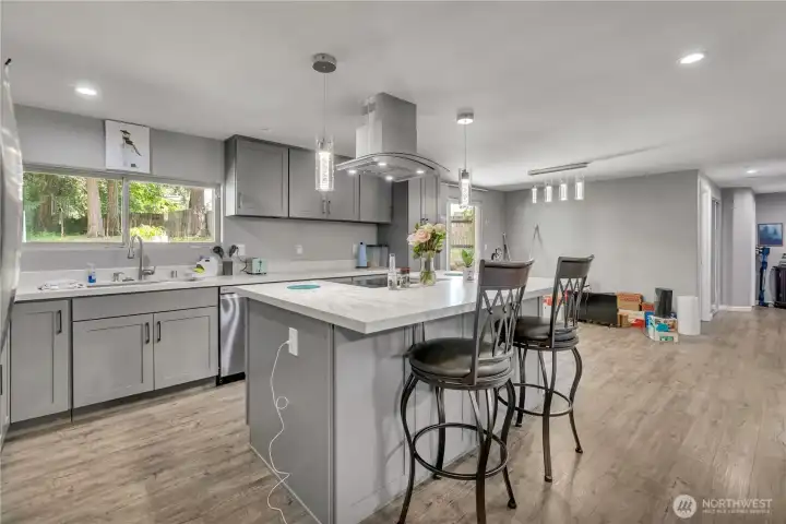 Spacious kitchen