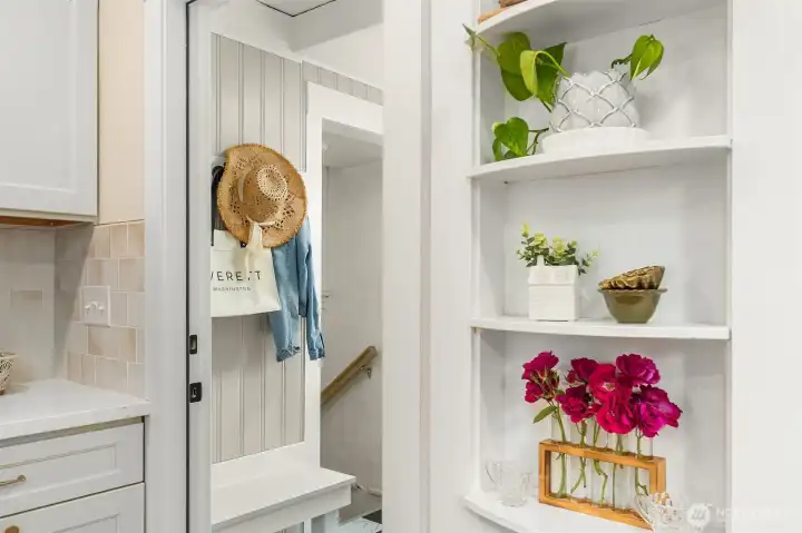 Original built ins coupled with trendy updates, this darling home has so much character