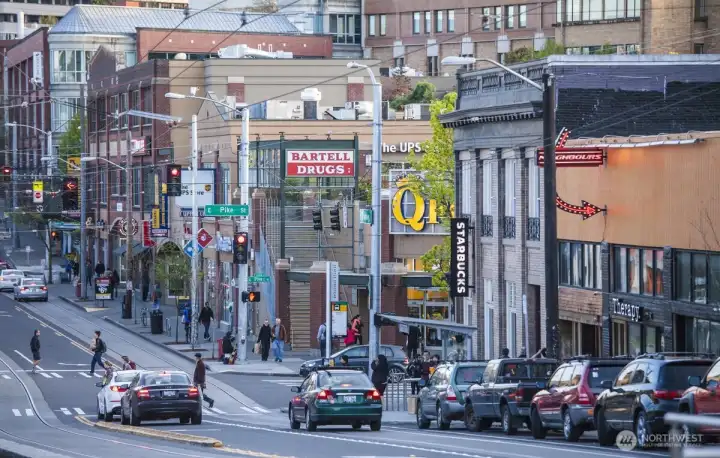 Pike/Pine offers Capitol Hill’s deeper bench of restaurants, nightlife, retail, transit and everyday urban convenience.