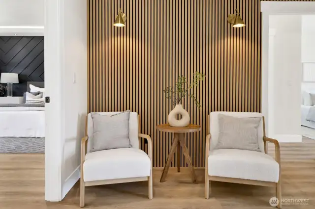 Hall reading area