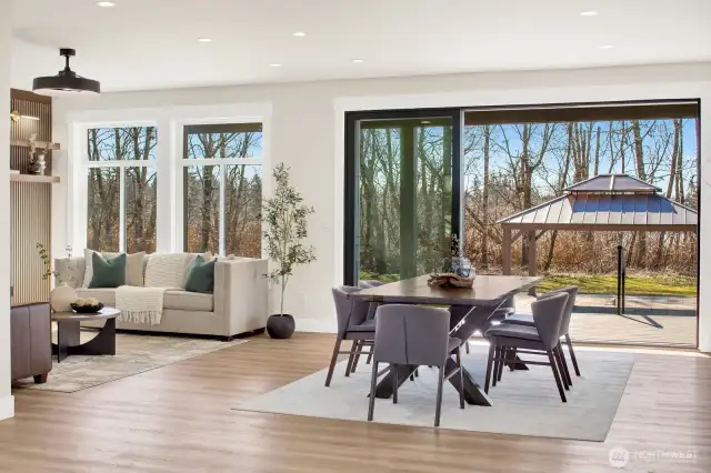 opens to your covered deck