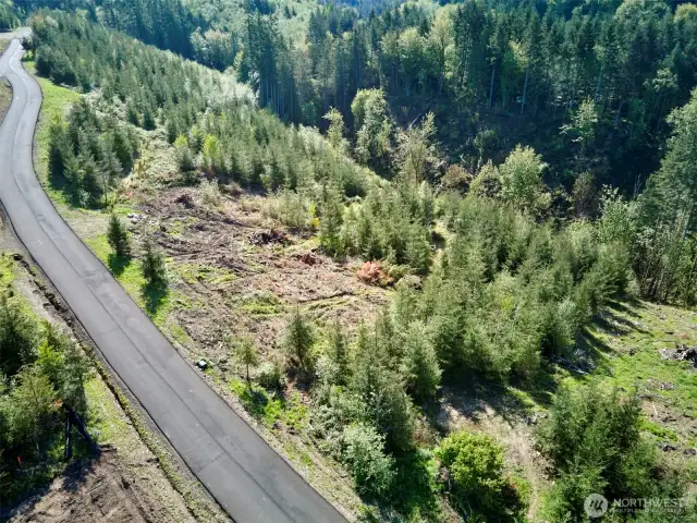 Aerial View of Homesite