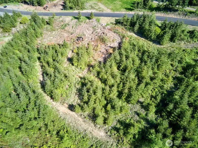 Aerial View of Homesite