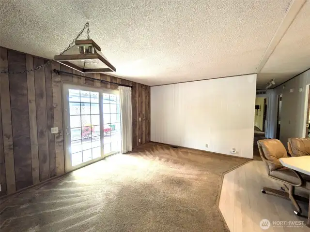 Family room or? with sliding doors to covered patio.
