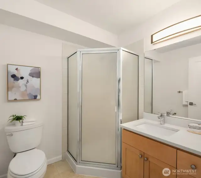 Walk in shower for primary