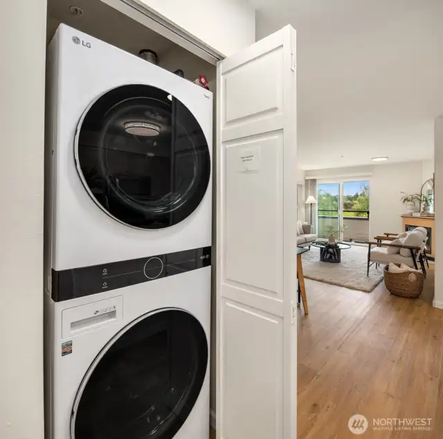 New washer/dryer