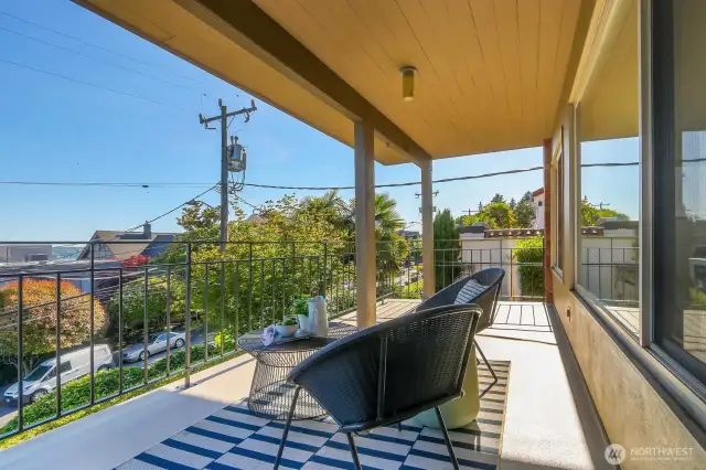 Your private covered deck is a great spot to watch the fireworks on both the 4th of July and New Year's Eve!