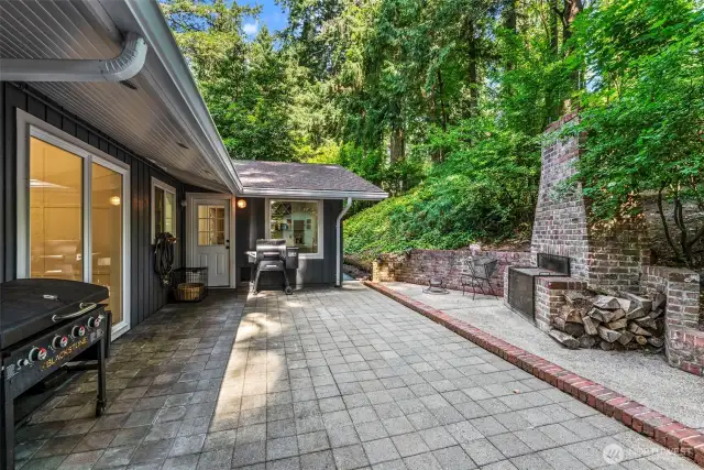 Private Back Patio