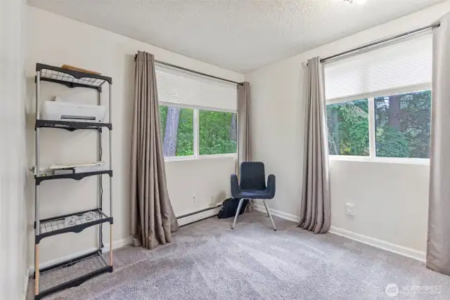 Spacious bedrooms on upper floor