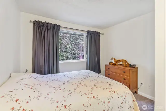 Spacious bedrooms on upper floor