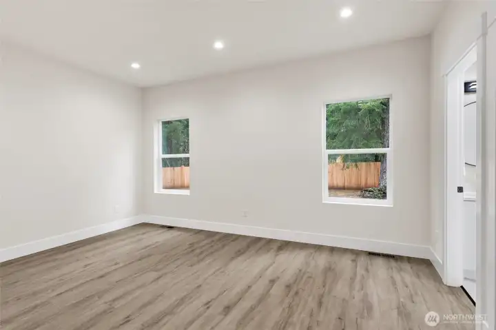 True Master Suite with a Huge Walk -in Closet & Dreamy Attached Bath.