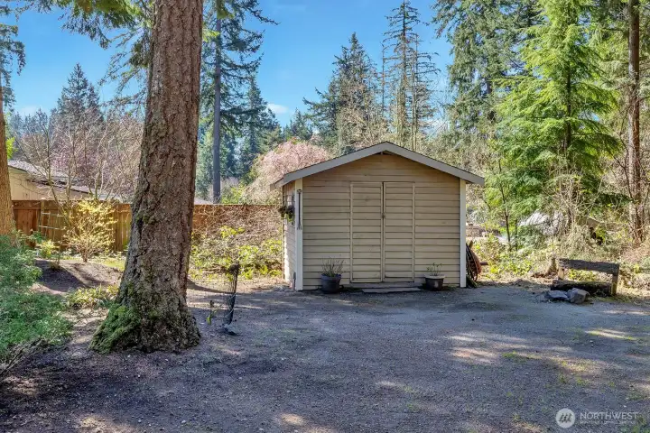 Outbuilding is just one of the many options for plenty of storage