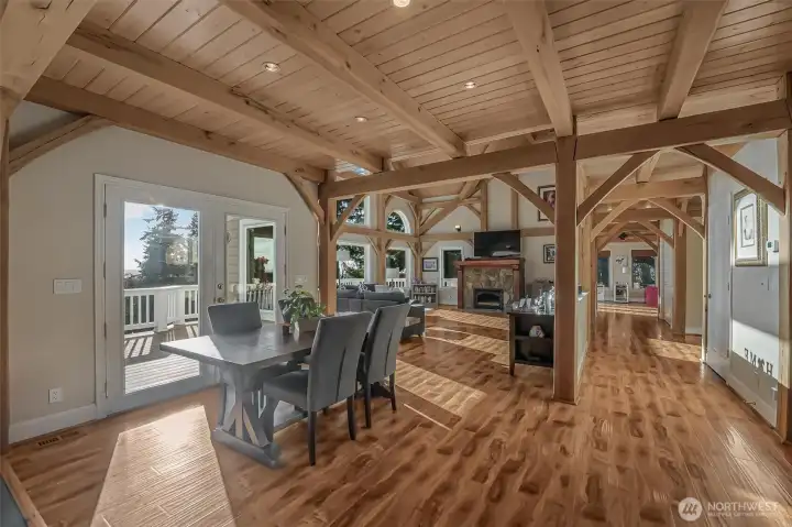 Open concept living.