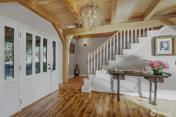 The finishes throughout the house will take your breath away including the entrance and stairs to the second floor.