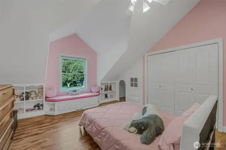 The second bedroom on the second floor.