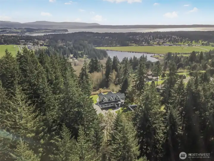This home features an unmatched location and views on the North end of Camano Island.