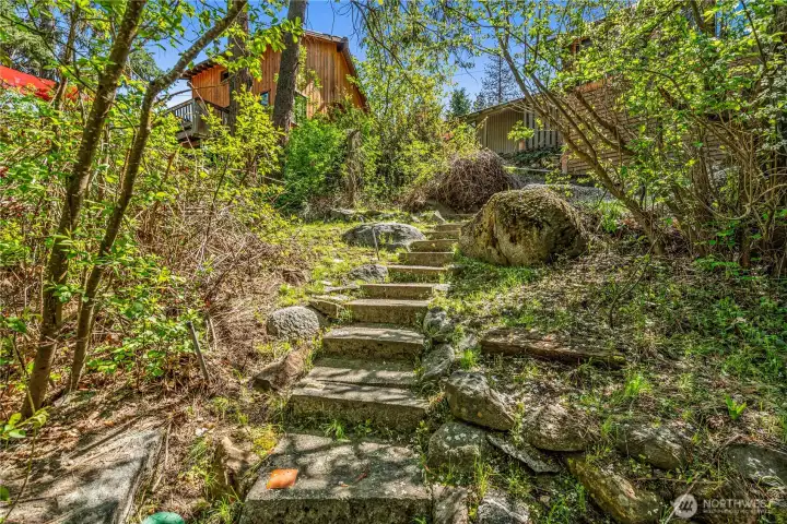 Stairs & Path to River