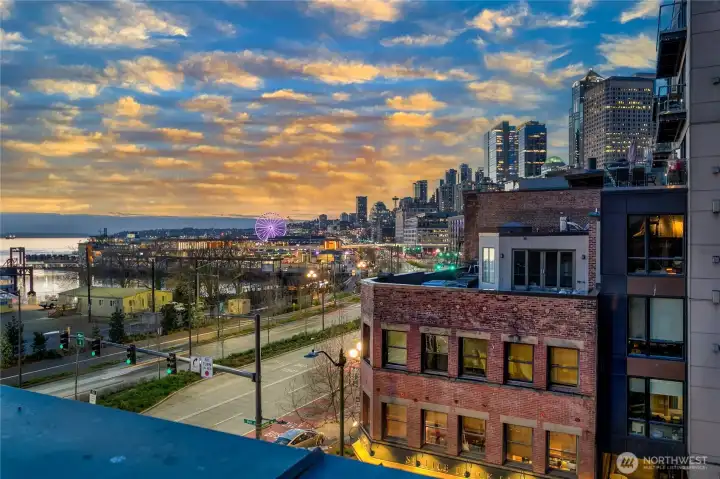 Private View Lounge hovering above Pioneer Square’s grid, close to it all but just removed enough