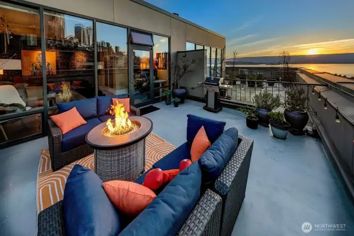 View Rooftop Terrace running along the roofline, creating multiple zones to gather or pull back