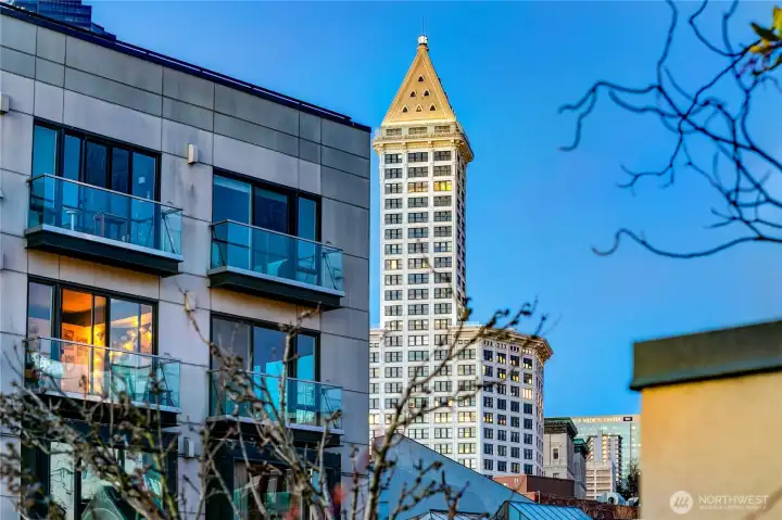 Our Home Condominiums set within Pioneer Square’s historic brick and timber streetscape