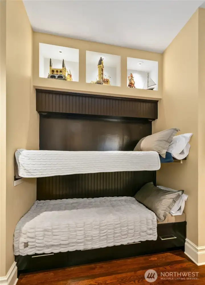 Bath integrated into the plan to support both daily use and guests