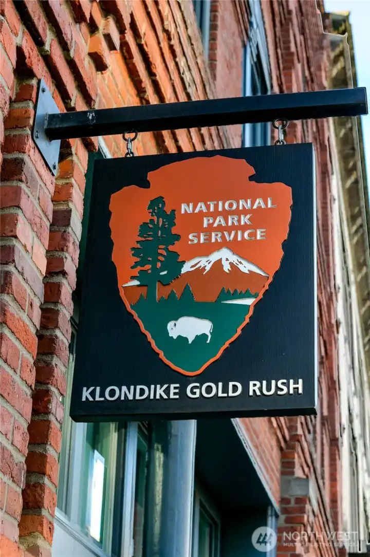Klondike Gold Rush National Historical Park, ~2 blocks away, marking Seattle’s gateway history