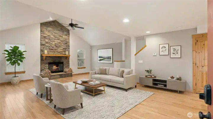 Bright, open-concept living space with abundant natural light.