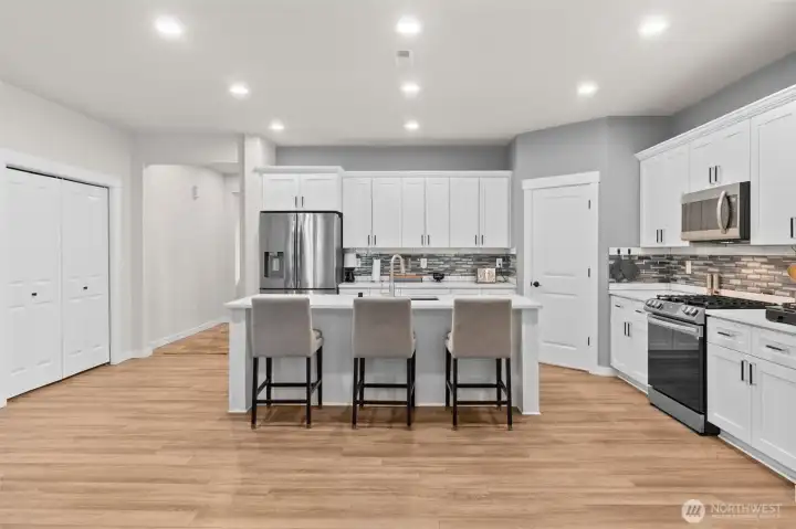 Kitchen with eating space