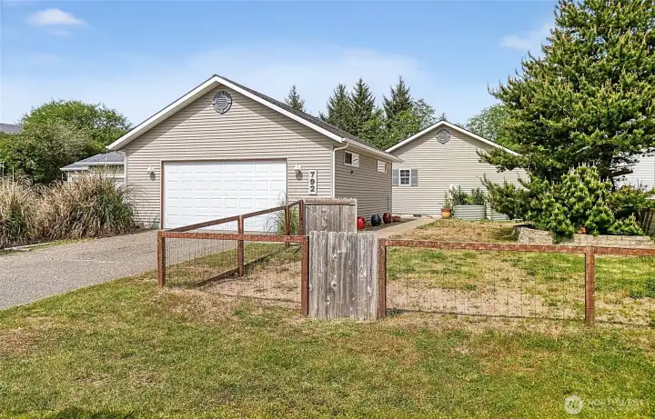 Partially Fenced Yard