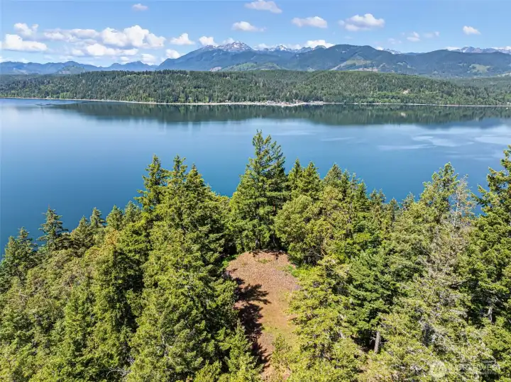 Large cleared area ready for your dream home/cabin.