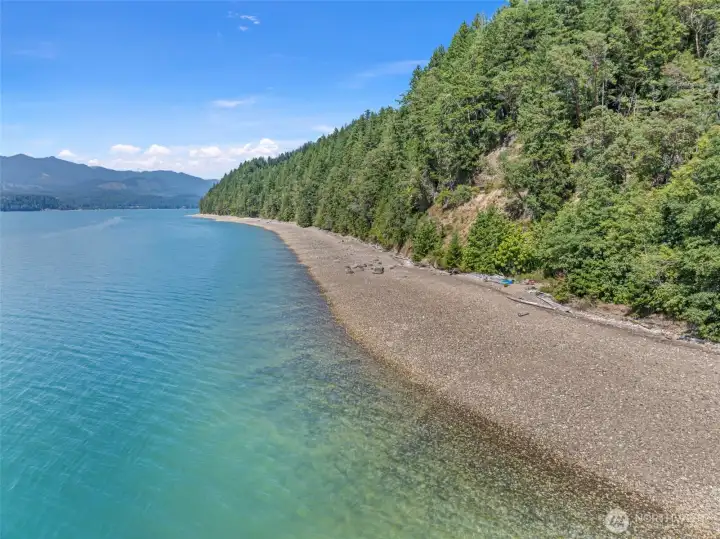 The vast community beach for your relaxing pleasure.