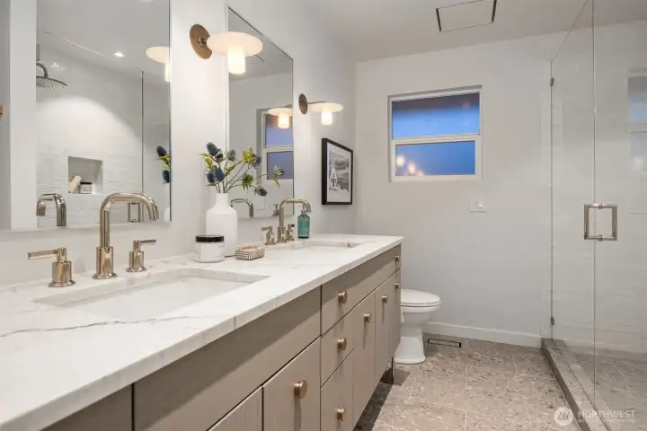 'Second bathroom.