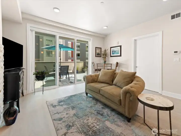Arrange your furniture any way that works best without the constraints of different flooring. Arrange your furniture any way that works best without the constraints of different flooring.