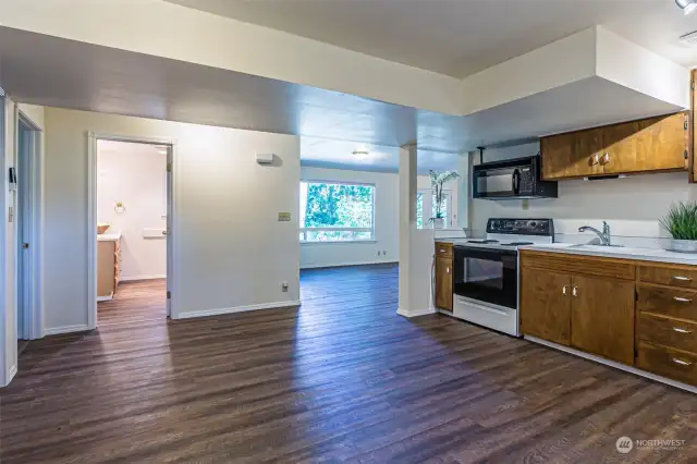 Kitchen / Downstairs Living room / Bathroom