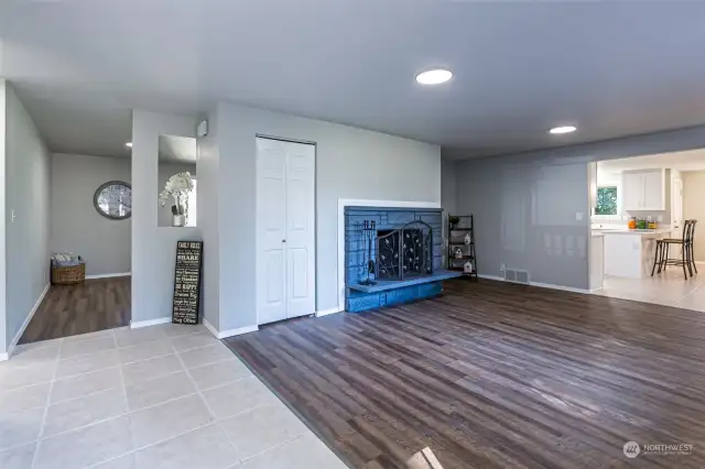 Upstairs Entrance into Family Room