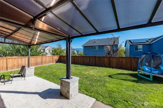 Custom Patio and Covered Area