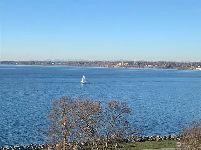 Bellingham Bay View from private deck.