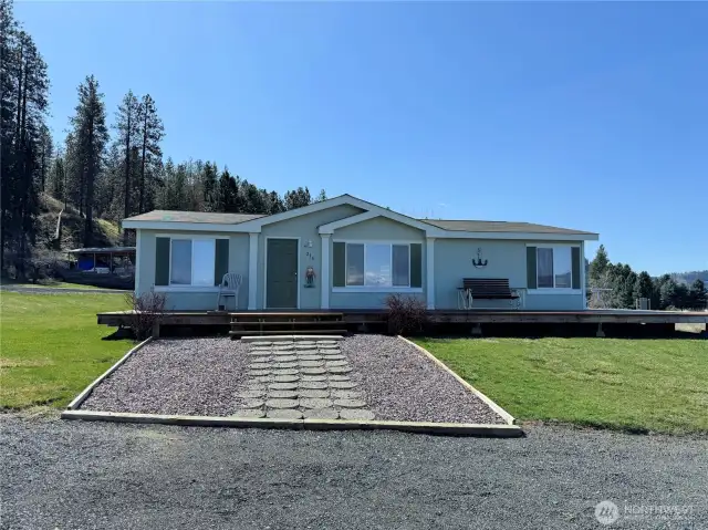 Front of Home looking south.