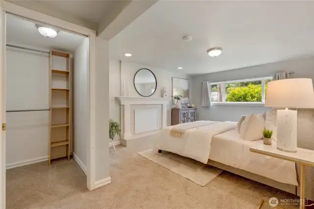 Bedroom 4, primary, lower level