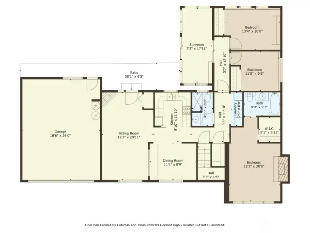 Floor plan, lower unit