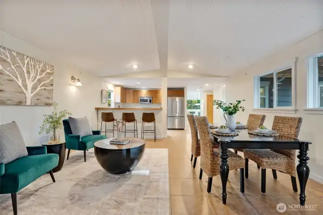 Family and dining area