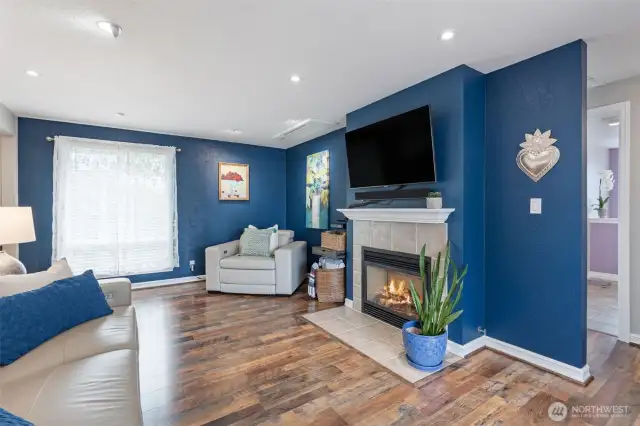 Living Room and Fireplace  4524 N 11th Street Tacoma, WA 98406