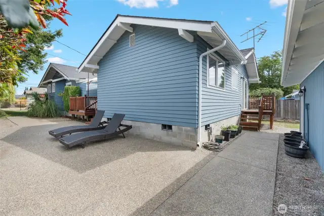 West Side (view from garage to home)  4524 N 11th Street Tacoma, WA 98406